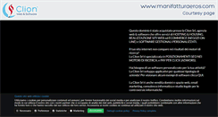 Desktop Screenshot of manifatturaeros.com